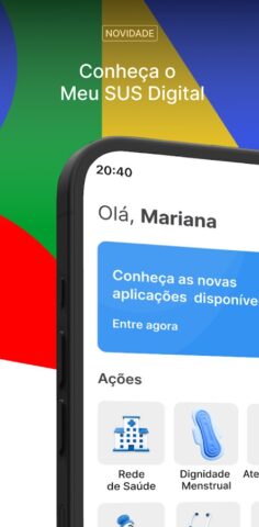 Meu SUS Digital для Android — скриншот 1