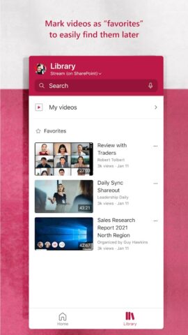 Microsoft Stream: Vídeos para Android