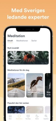 Mindfully – meditation & sömn per iOS