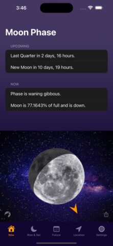 Fase de la luna para iOS