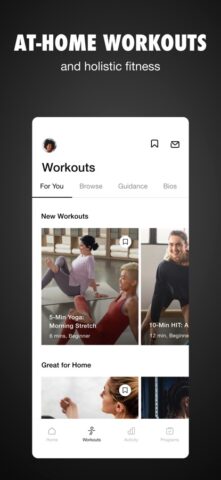 Nike Training Club: Wellness for iOS