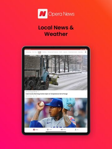 Opera News pour iOS