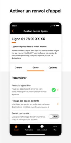Orange Pro, espace client pro pour Android