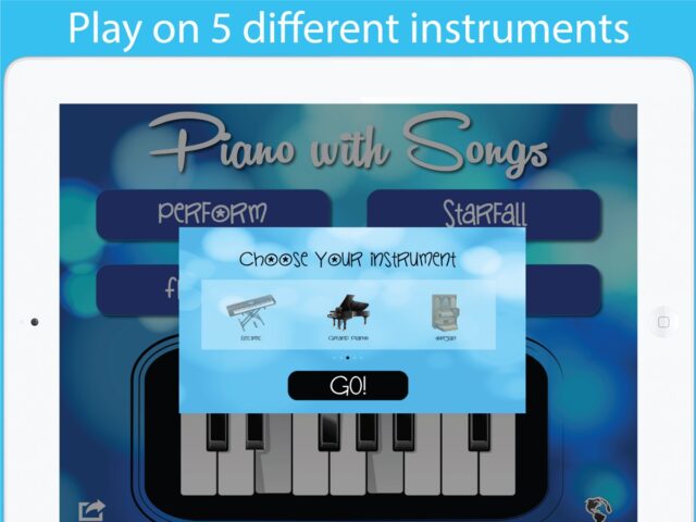 Piano with Songs for iOS