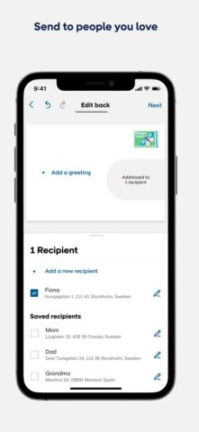 Postcards by PostNord for iOS