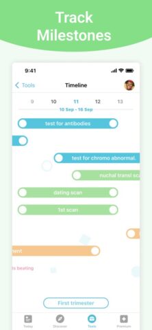 iOS 版 Pregnancy + | Tracker App