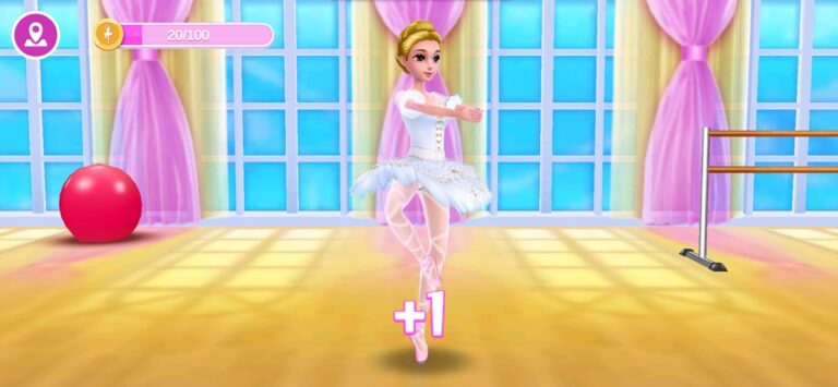 Jolie danseuse ballerine pour iOS