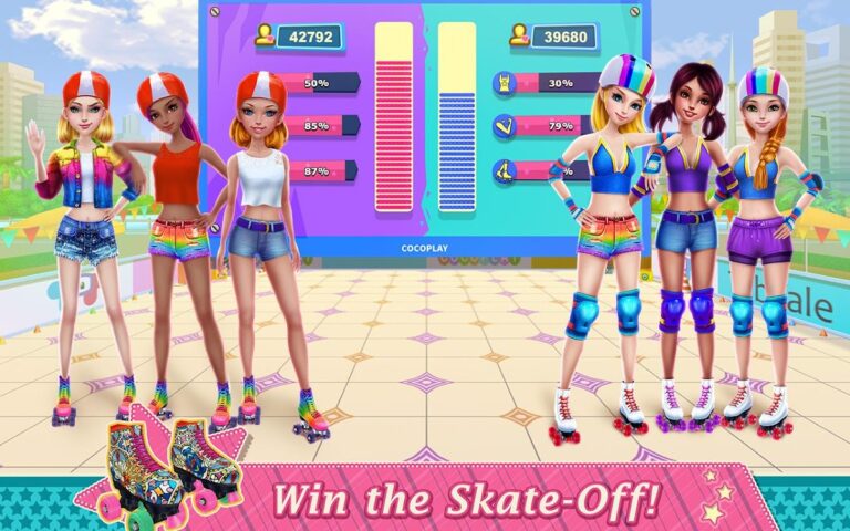 Android 版 Roller Skating Girls