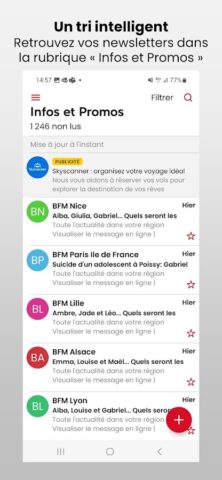 SFR Mail pour Android