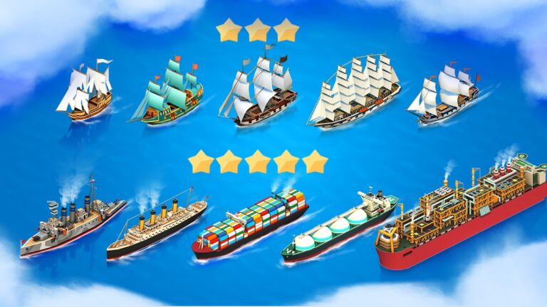 Android용 Sea Port: 선박왕 전략 게임