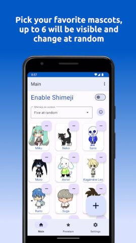 Shimeji لنظام Android