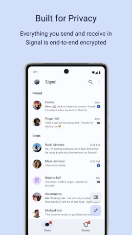 Signal – Giao tiếp riêng tư cho Android