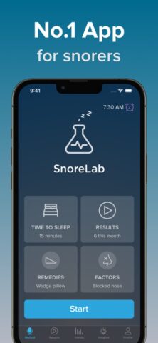 iOS용 스노어랩 : 내 코골이 녹음하기 (SnoreLab)