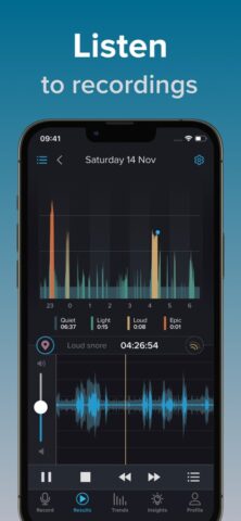 SnoreLab: บันทึกการกรนของคุณ สำหรับ iOS