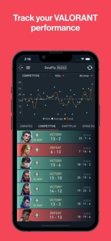 iOS용 Spike Stats – Valorant Tracker