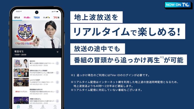 TVer(ティーバー) 民放公式テレビ配信サービス pour Android