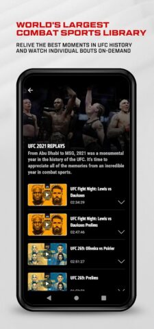 UFC for Android