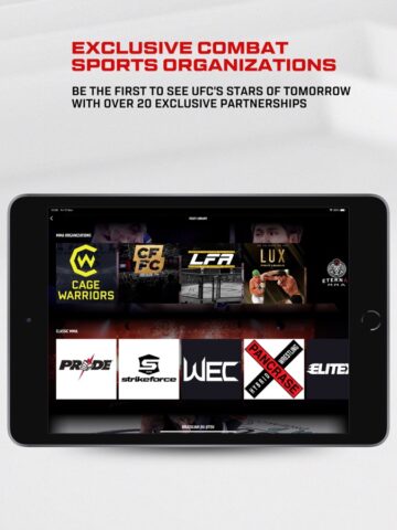 UFC สำหรับ iOS