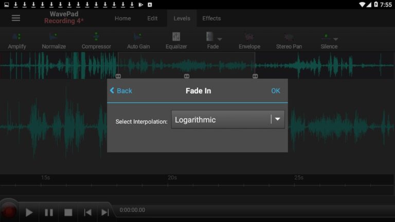WavePad Audio Editor для Android