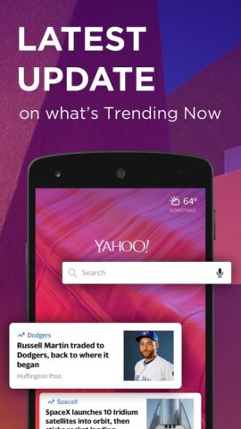 Ricerca di Yahoo per Android