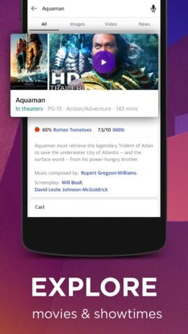 Yahoo Recherche pour Android