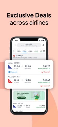 iOS için ixigo: Flight & Hotel Booking