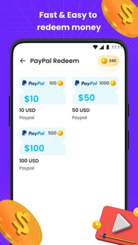 Android için mGamer – Earn Money, Gift Card