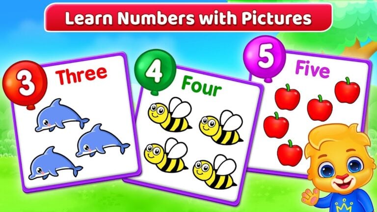 Trò chơi đếm số cho trẻ em cho Android