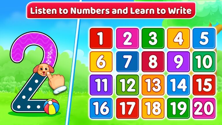 Trò chơi đếm số cho trẻ em cho Android