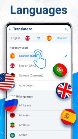 AI مترجم صوتي – ترجمة اللغات لنظام Android