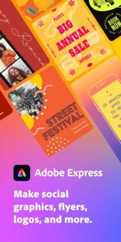 Android 用 Adobe Express: Graphic Design