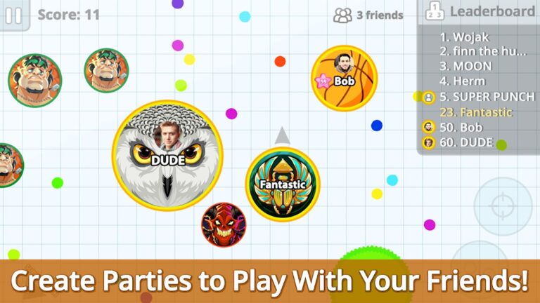 Agar.io для Android — скриншот 3