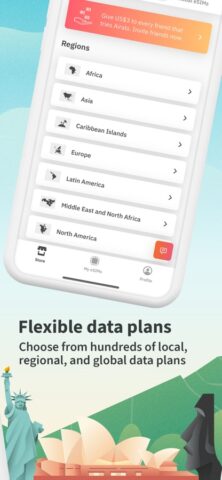 Airalo : eSIM de voyage pour iOS