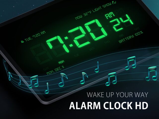 iOS 版 Alarm Clock HD