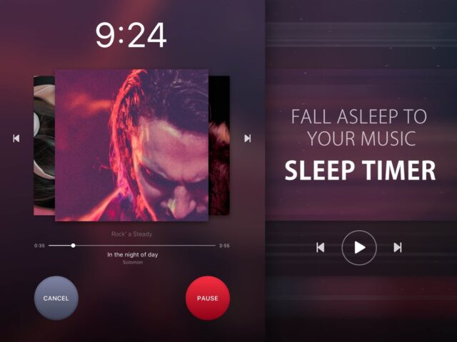 iOS 用 目覚まし時計-音楽で目を覚ます時間