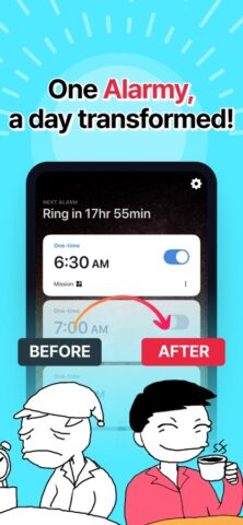 Alarmy – Alarm Clock & Sleep for iOS
