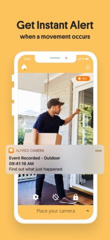 Alfred Home Security Camera for iOS