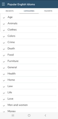 All English Idioms & Phrases для Android — скриншот 2