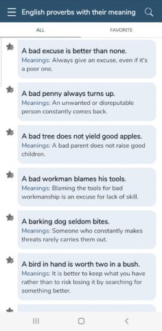 All English Idioms & Phrases для Android — скриншот 5
