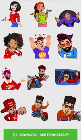 Android için Animated Stickers Maker, Text