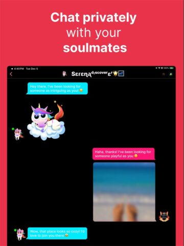 Anonym Chat, Treffen & Dating für iOS