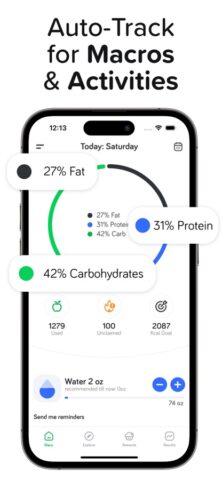 Arise: Food & Calorie Counter لنظام iOS