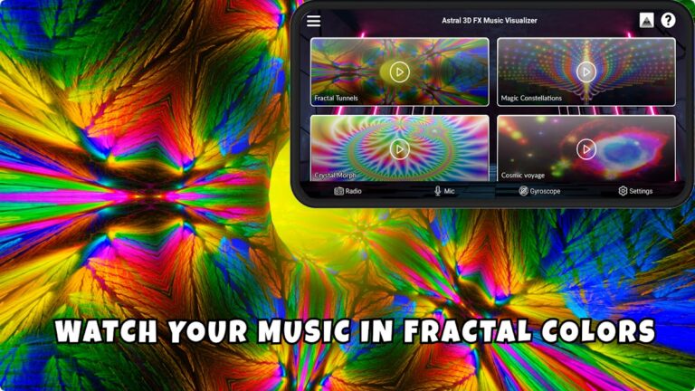 Astral 3D FX Music Visualizer สำหรับ Android