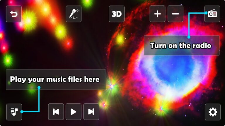 Astral 3D FX Music Visualizer for Android