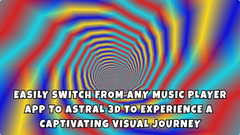 Android için Astral 3D FX Music Visualizer