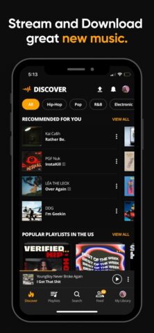 Audiomack — Stream New Music для iOS