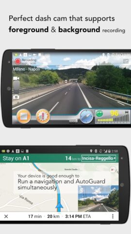 AutoGuard Dash Cam — Blackbox для Android — скриншот 1