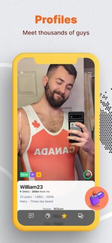 BEARWWW : Gay Chat dating site لنظام Android