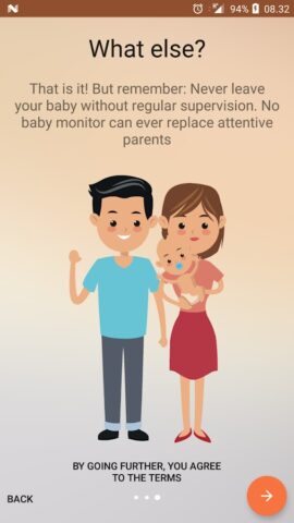 Baby Monitor для Android — скриншот 3