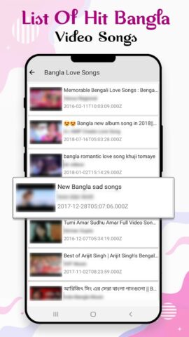 Android용 Bangla Video: Bengali Hit Song